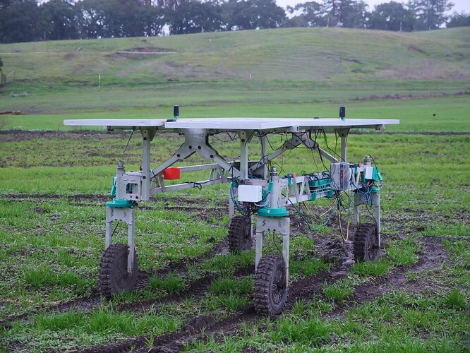 A view of Acorn during autonomy testing.