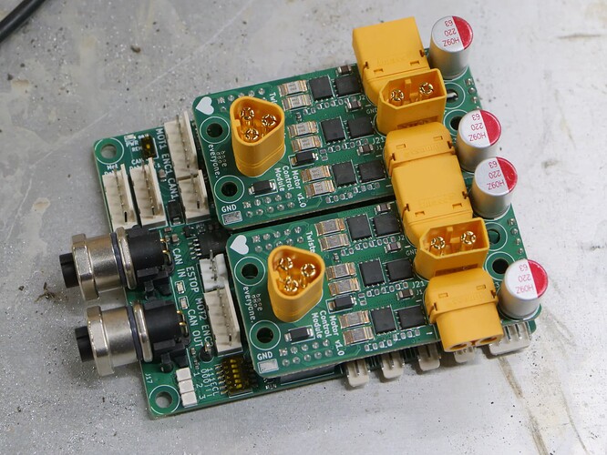 The modular motor controller, assembled.